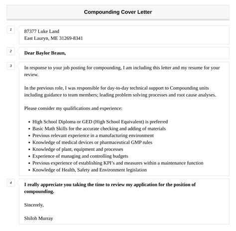 application letter for compound overseer.